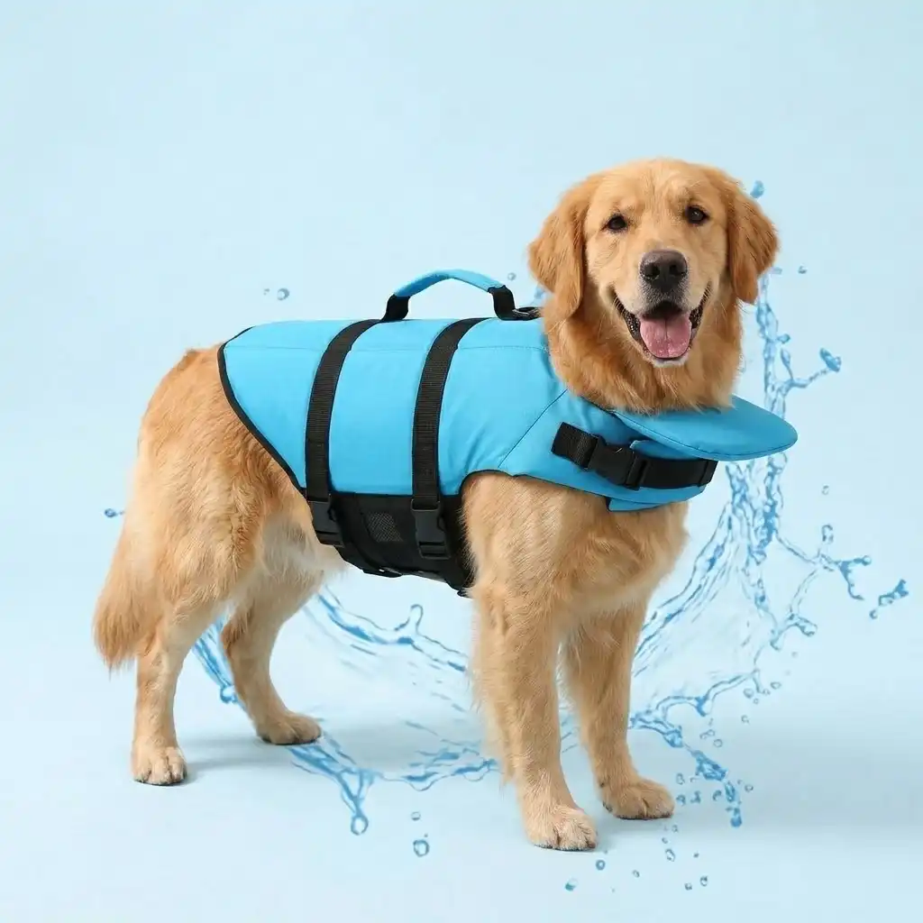 SplashGuard – Dog Life Vest with Head Float Support